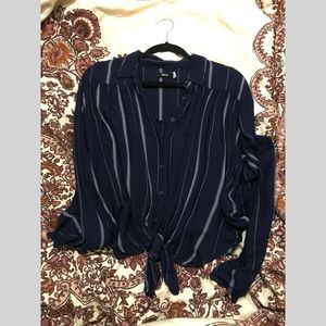 urban outfitters boyfriend button down shirt